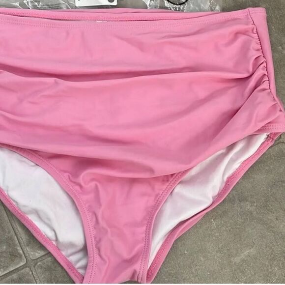 Coral Reef Barefoot Biquíni Bottom with tags light pink color size XL - Picture 3 of 8